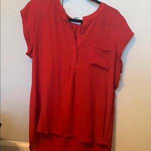 Red blouse